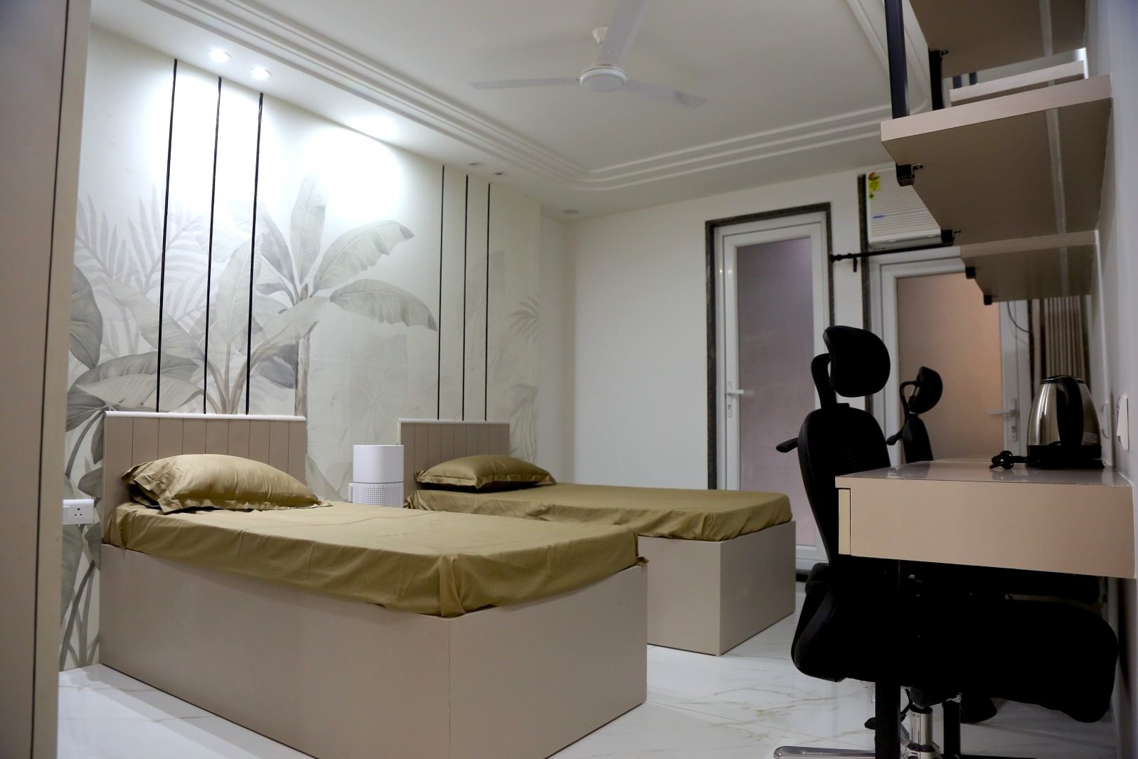 Room 5 — Aspiro Living, premium girls PG in Karol Bagh
