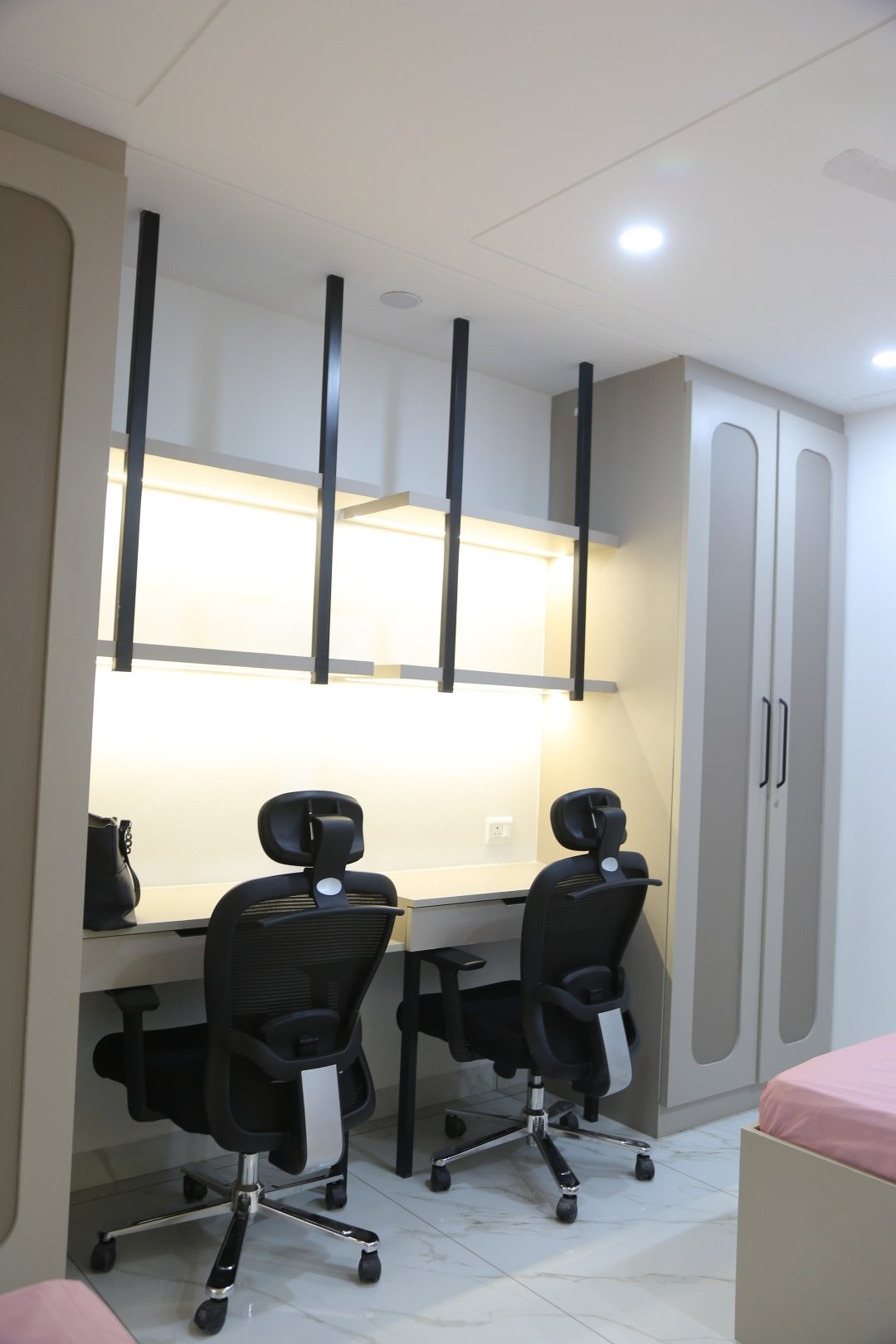 Study Table 2 — Aspiro Living, premium girls PG in Karol Bagh