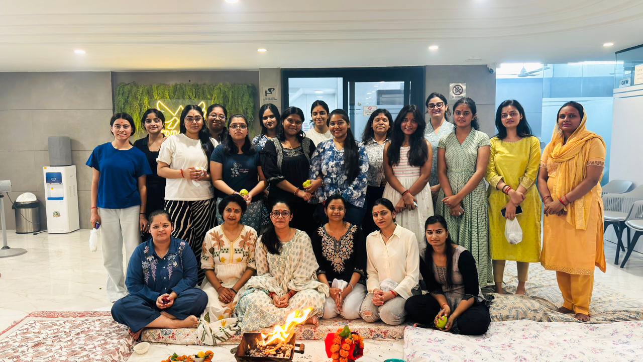Hawan Ceremony — Aspiro Living, premium girls PG in Karol Bagh